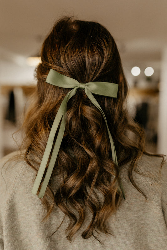 Green | Hair Bow