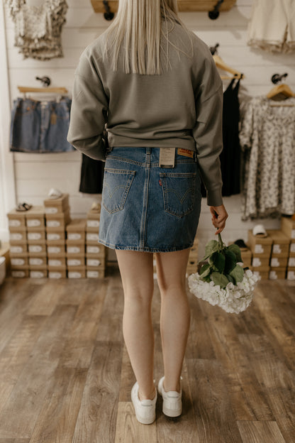 Icon Dark Denim Skirt | Levi's