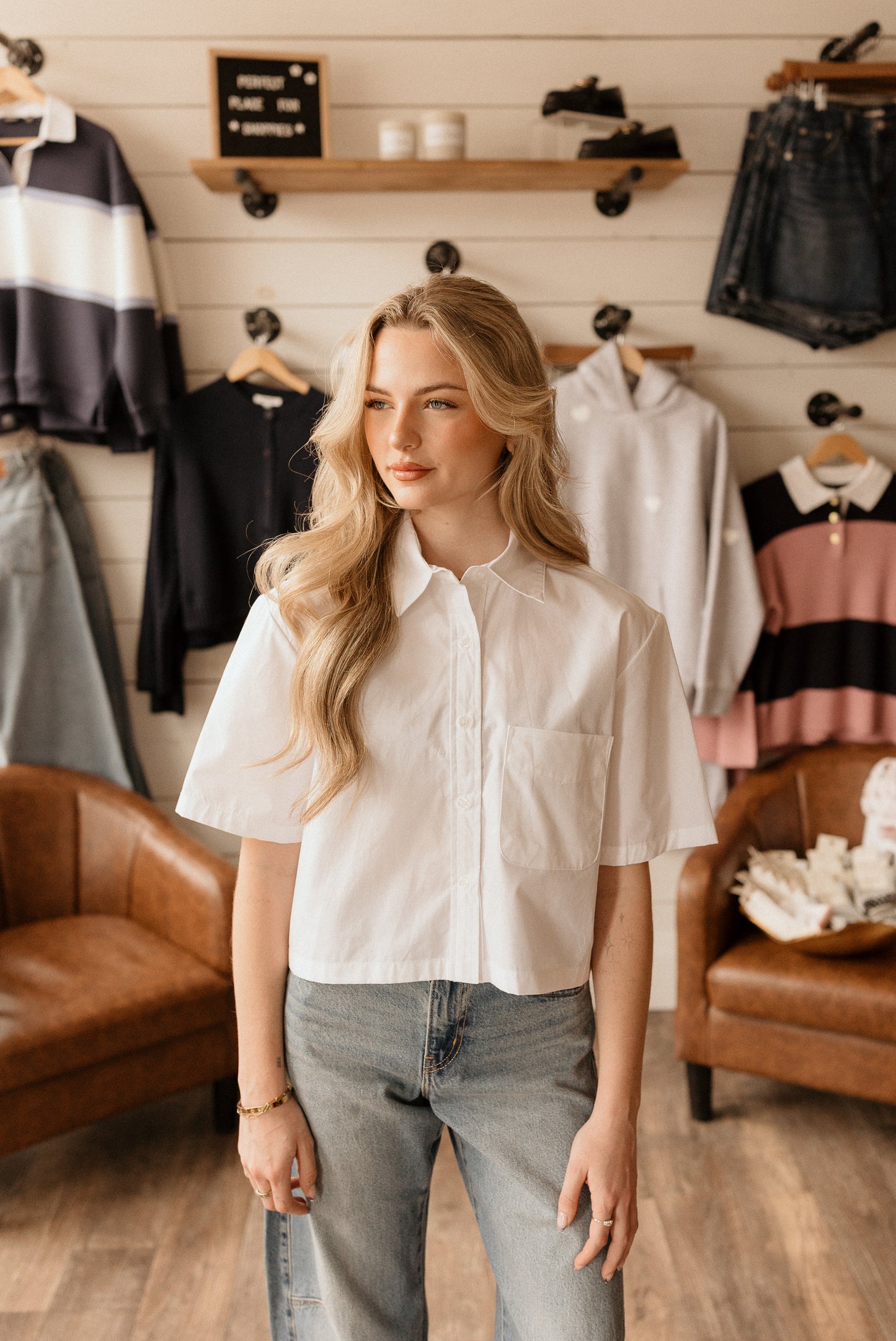 Selena | Poplin Blouse