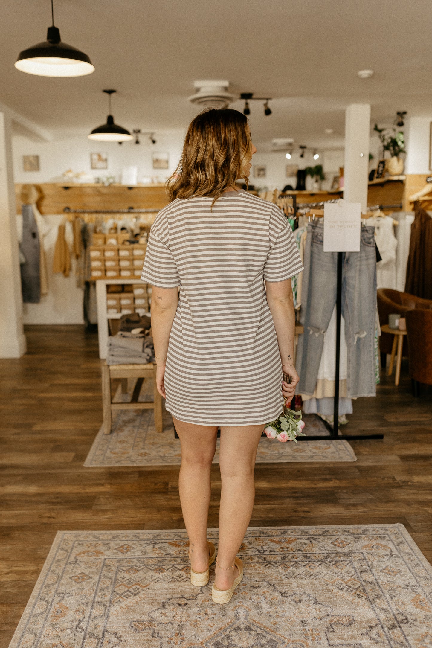 Charcoal Stripe | Dress