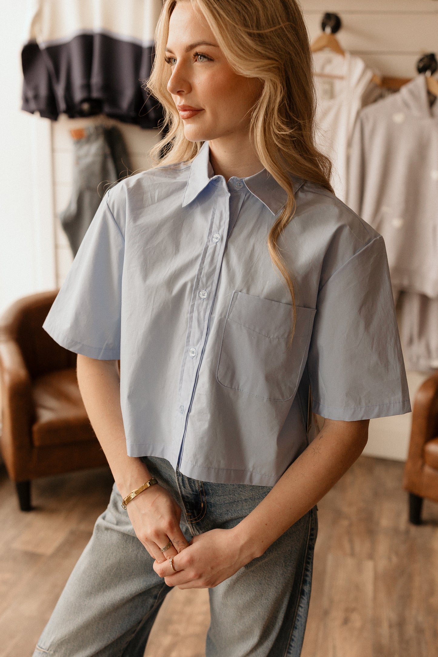 Selena | Poplin Blouse