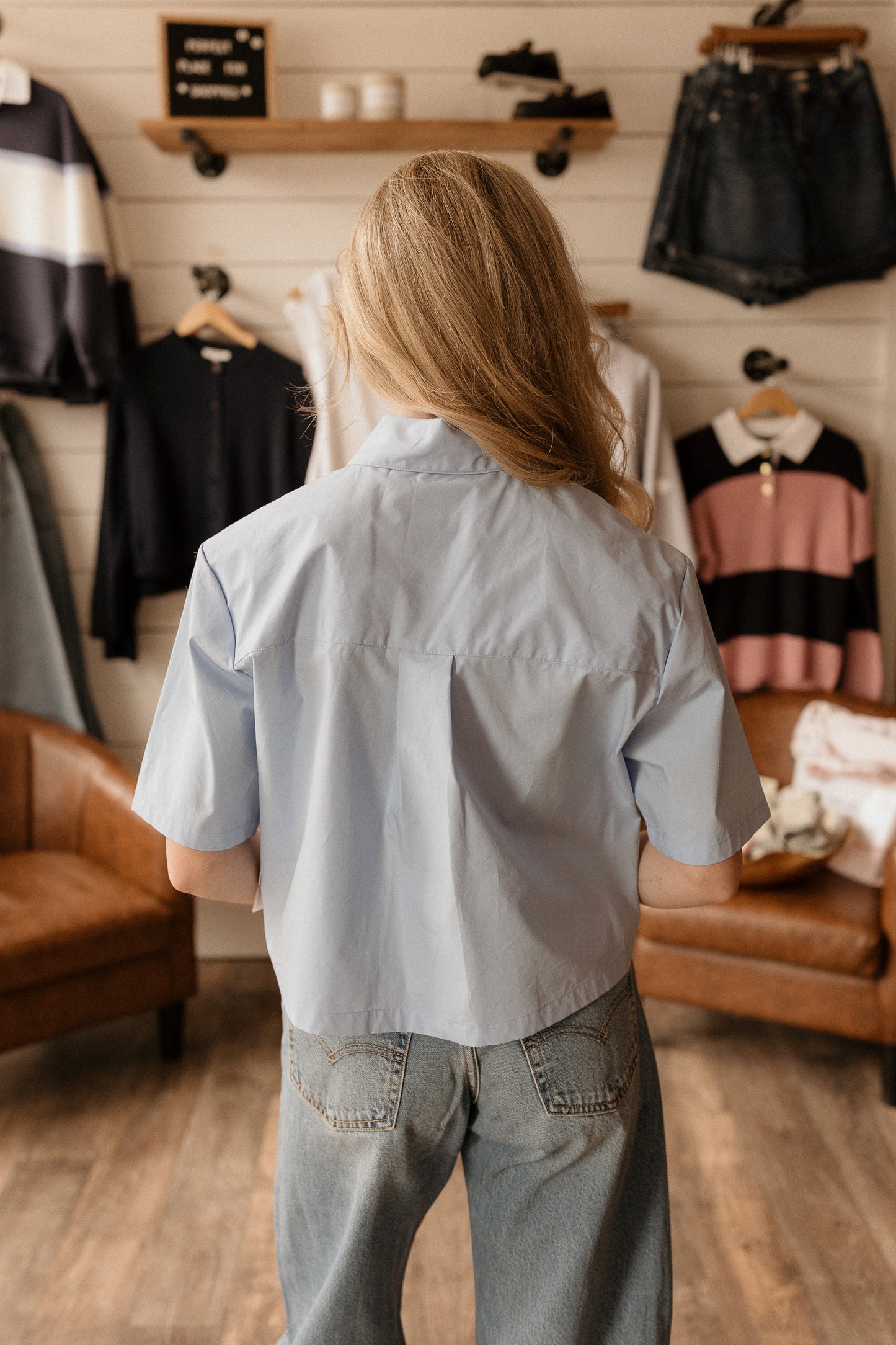 Selena | Poplin Blouse