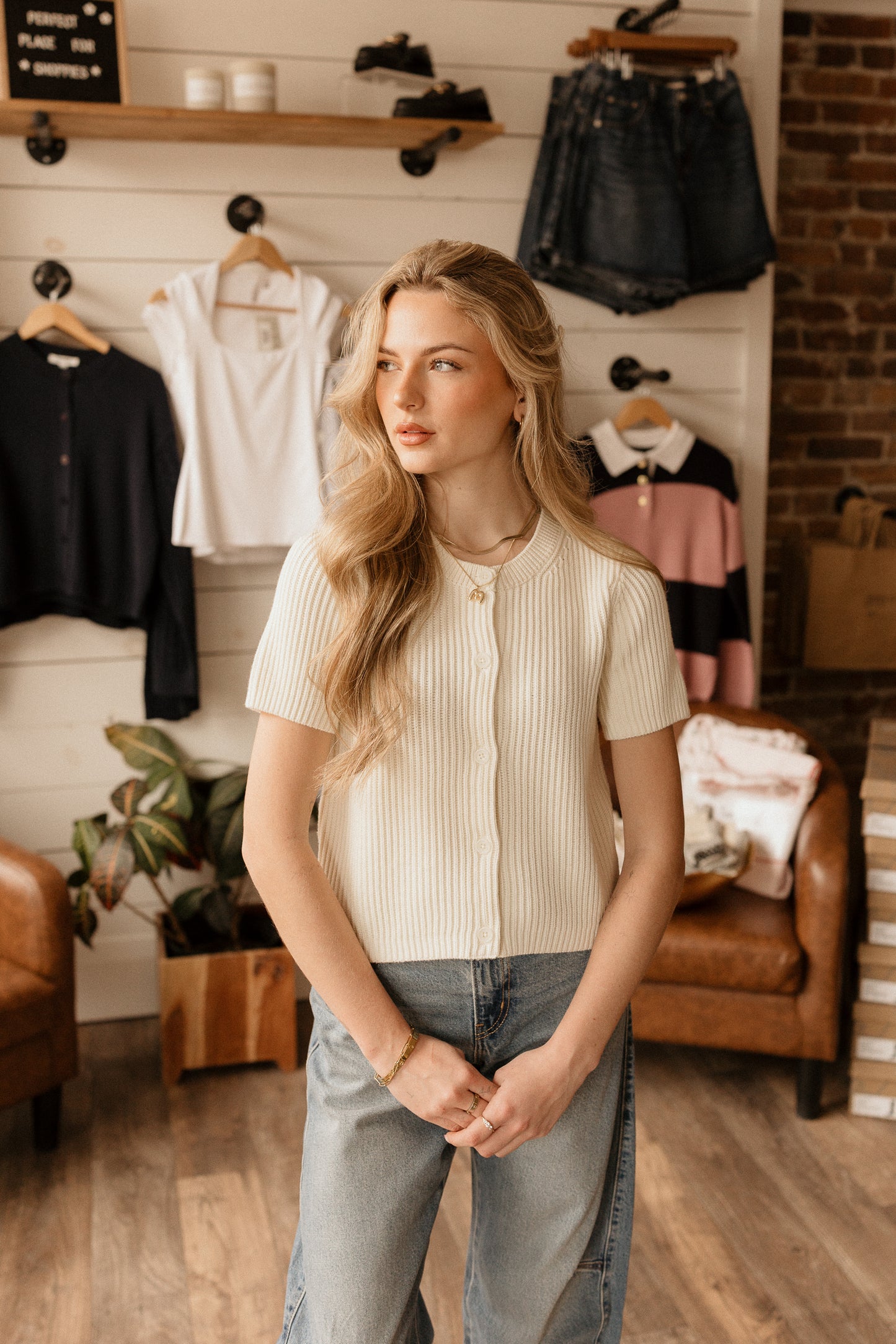 Delilah Tee | Cardigan