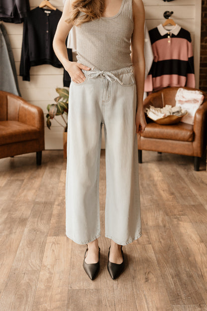 Lounge Denim Cropped | Pant