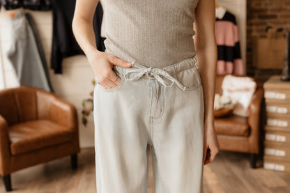 Lounge Denim Cropped | Pant