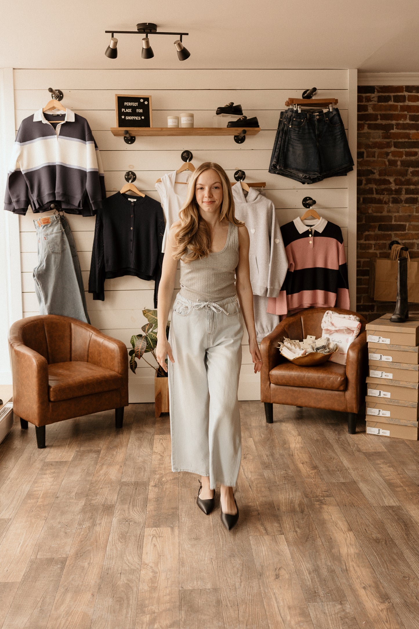 Lounge Denim Cropped | Pant