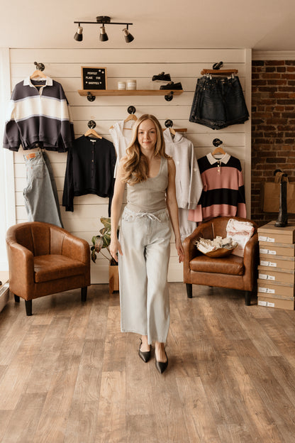 Lounge Denim Cropped | Pant