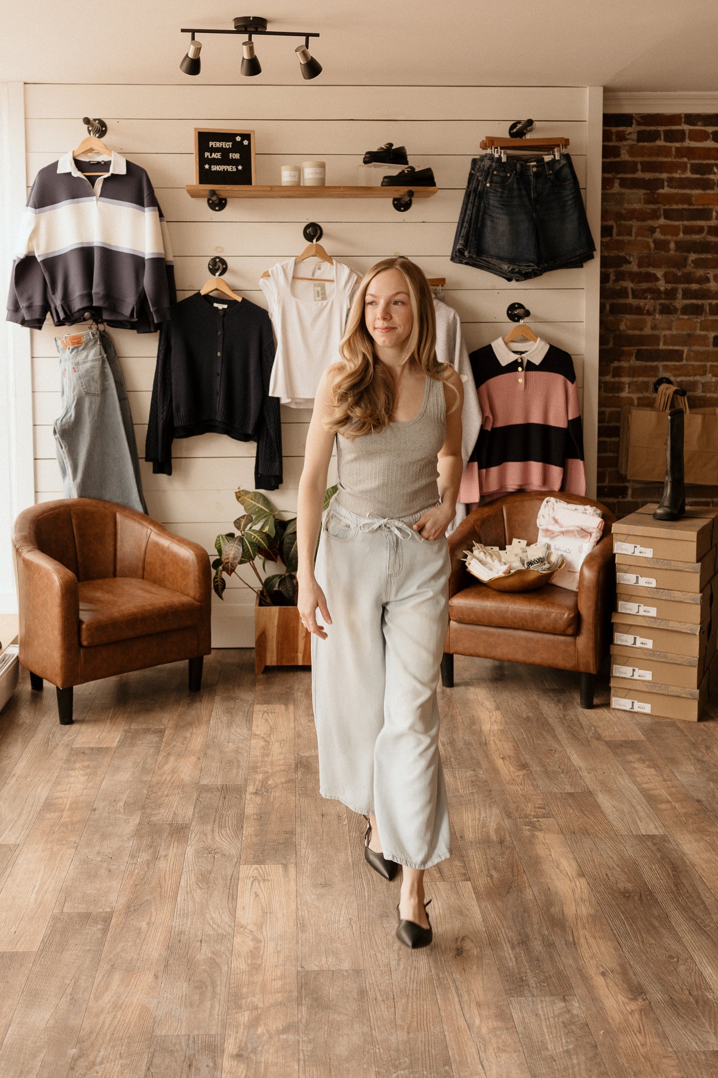 Lounge Denim Cropped | Pant