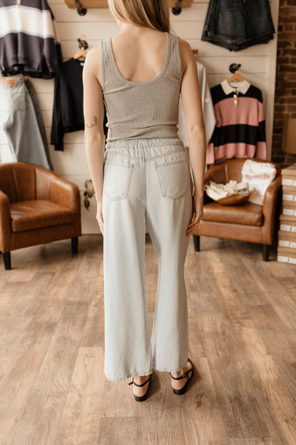 Lounge Denim Cropped | Pant