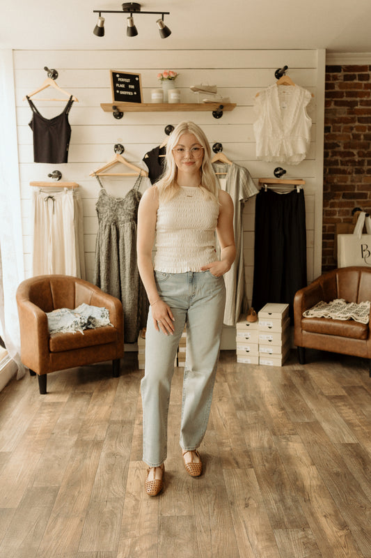 Bella | Smocked Top