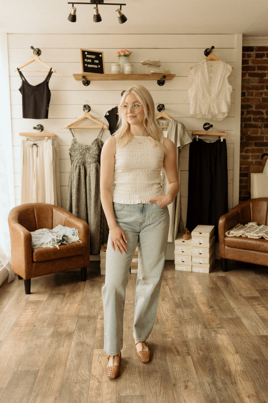 Bella | Smocked Top