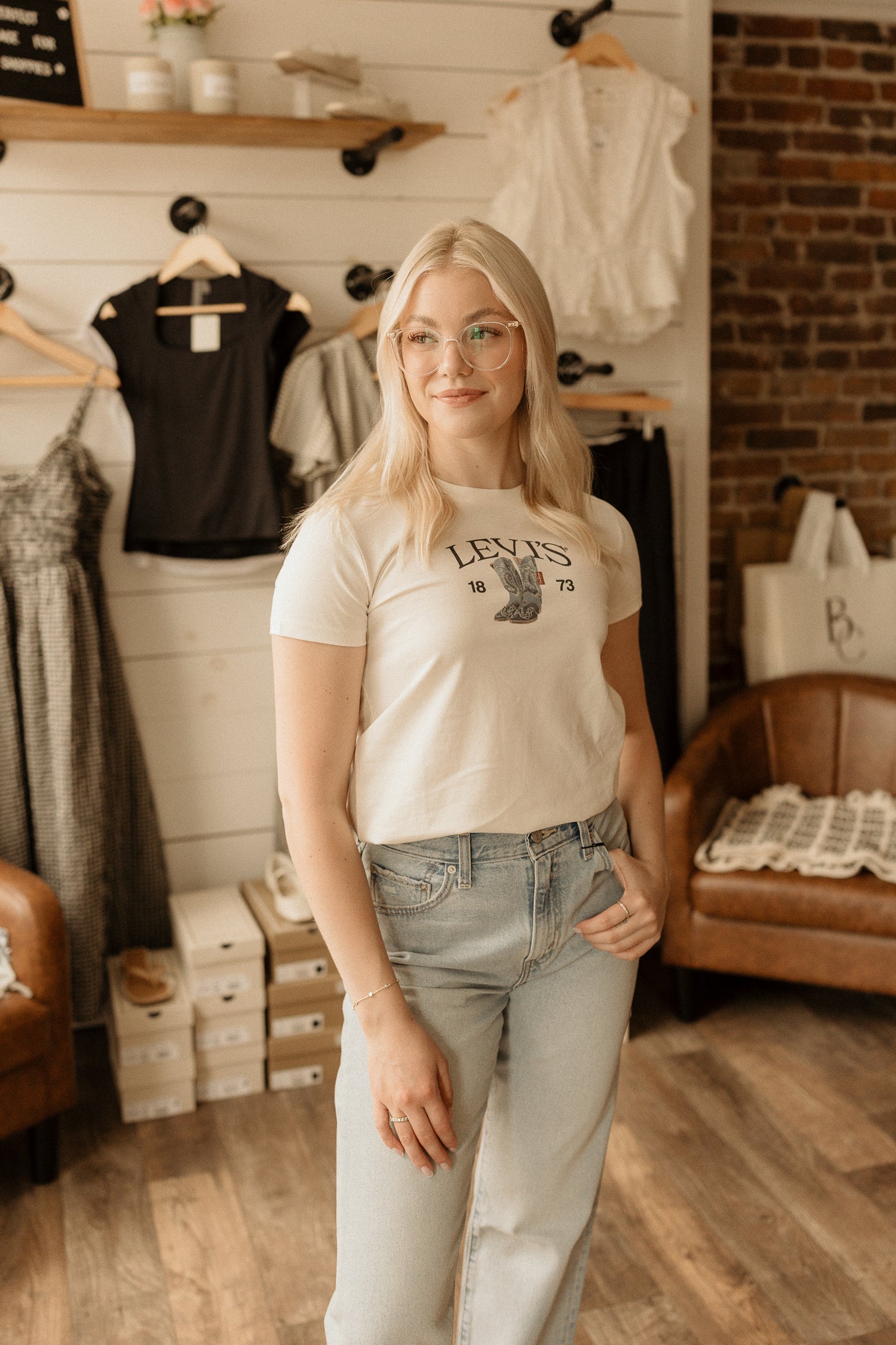 Perfect Tee | Denim Boots