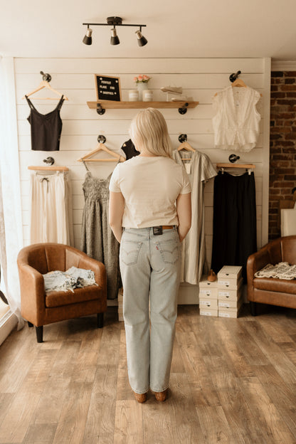 Perfect Tee | Denim Boots