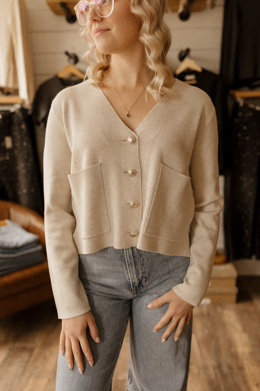 Libby Cropped Cardigan