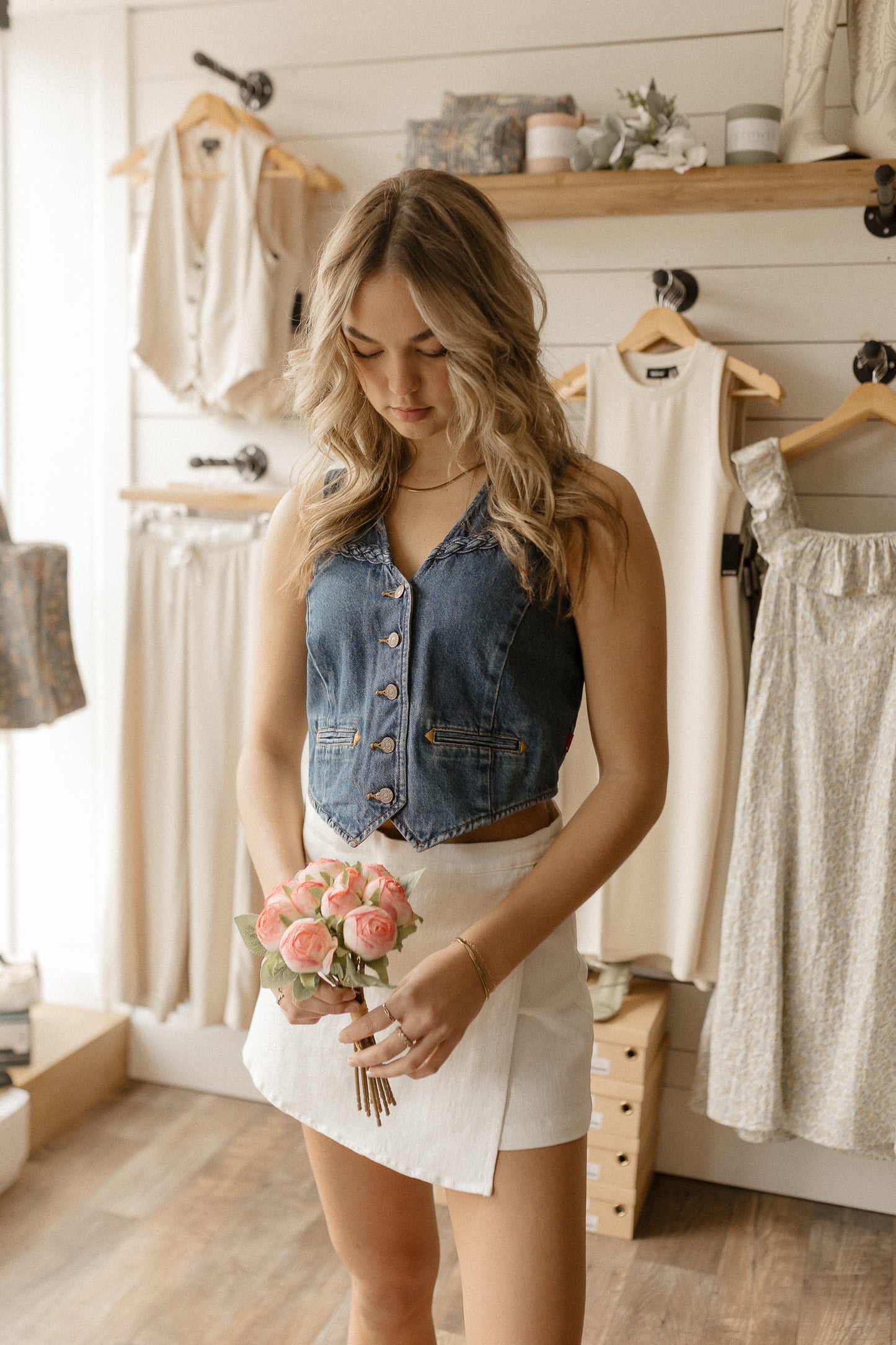Braided Denim | Vest