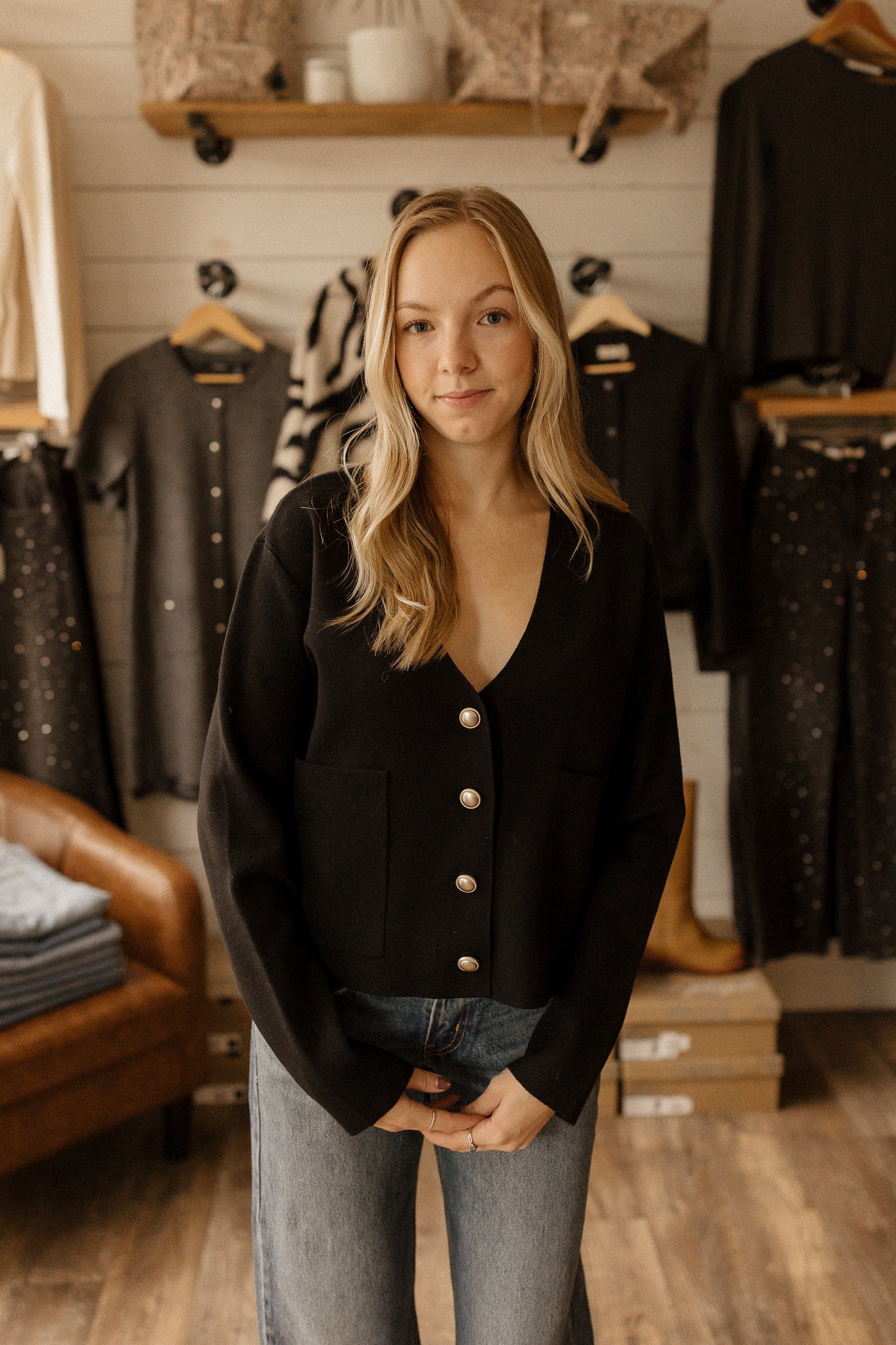 Libby Cropped Cardigan