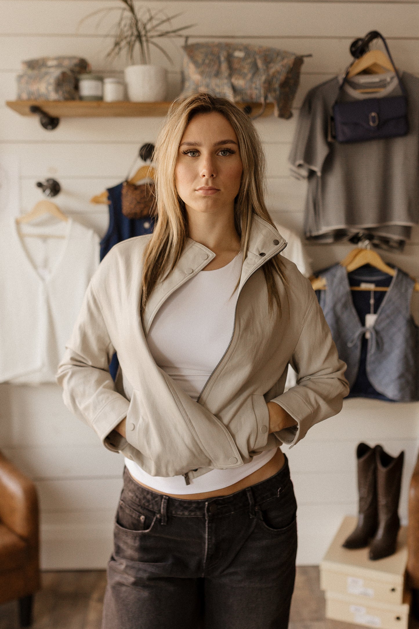 Sherri Faux Leather | Jacket
