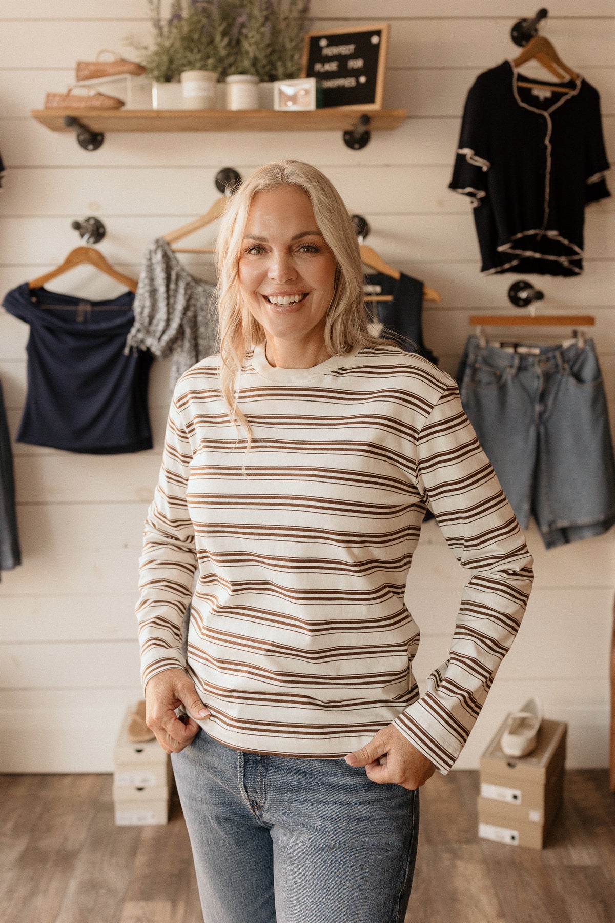 Sophia | Boxy Stripe