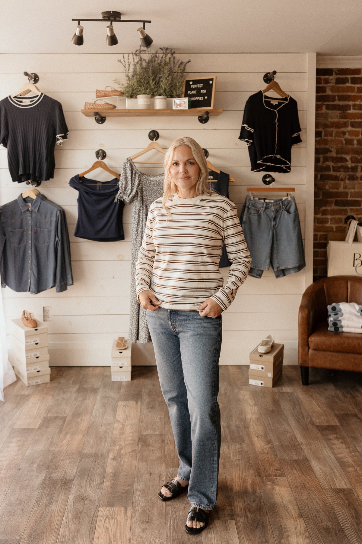 Sophia | Boxy Stripe