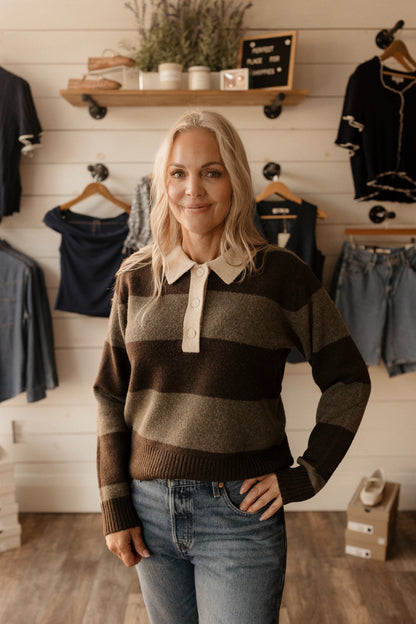 Rugby Polo | Knit Sweater