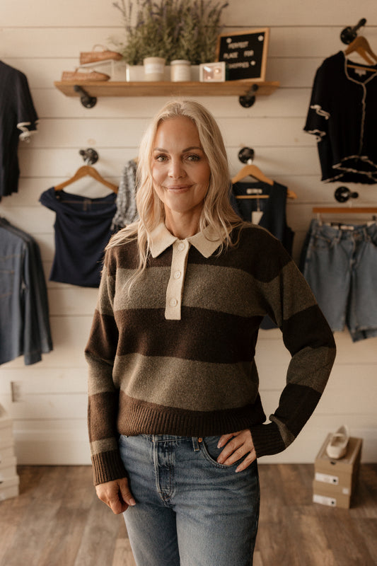 Rugby Polo | Knit Sweater
