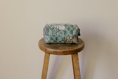 Bonita Patchwork Quilted LRG Cosmetic Bag