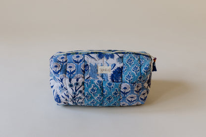 Bonita Patchwork Quilted LRG Cosmetic Bag