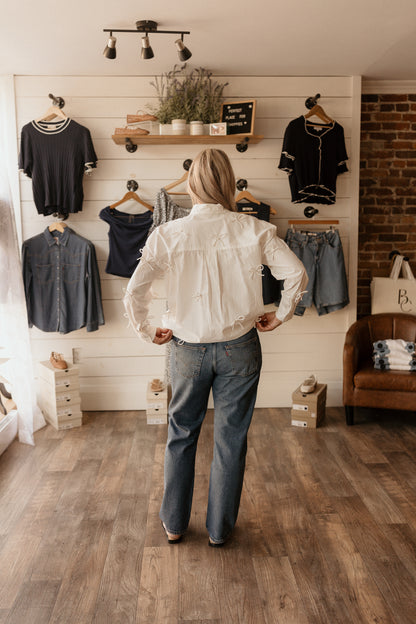 Natalie | Bow Shirt