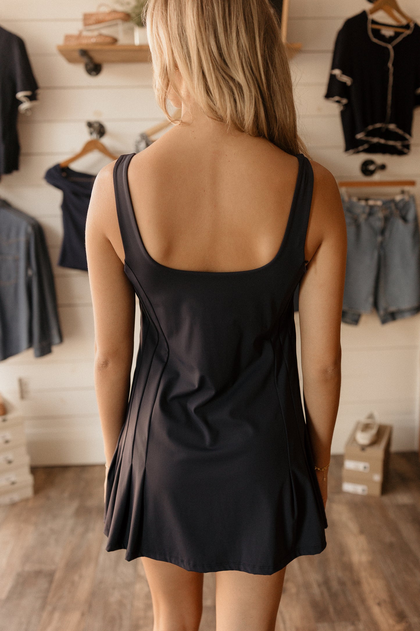 Mavis | Pleated Mini Dress