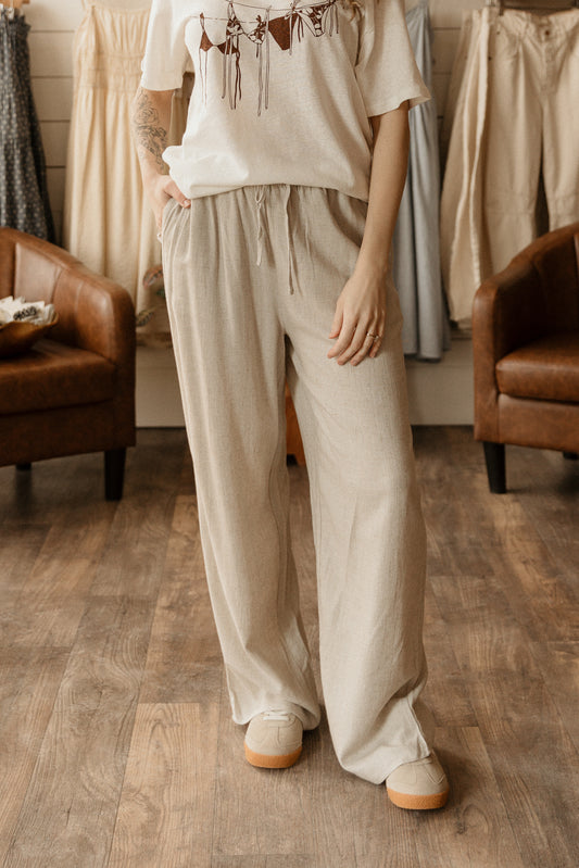 Natural Linen | Trousers