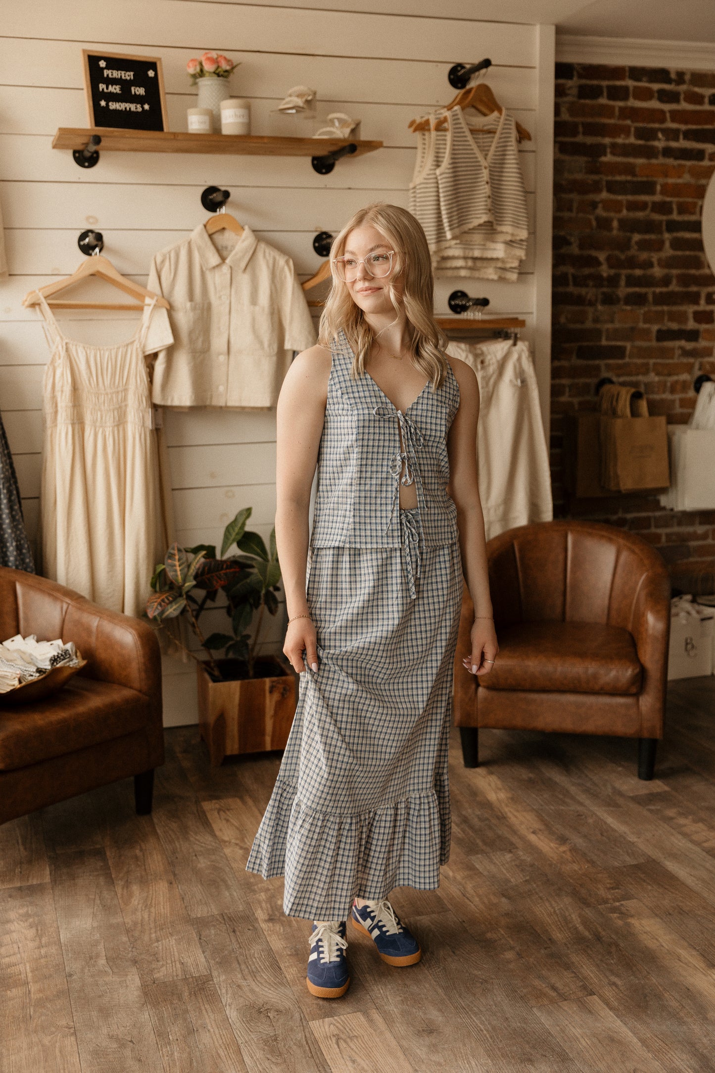 Lola Checked | Skirt