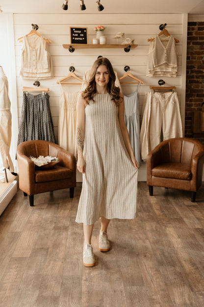 Indie Dress | Nautical Stripe