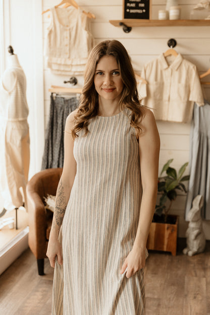 Indie Dress | Nautical Stripe