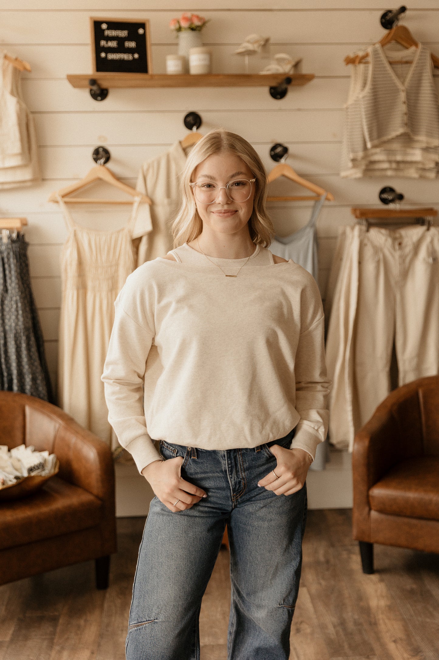Jessica | Double Layer Sweater