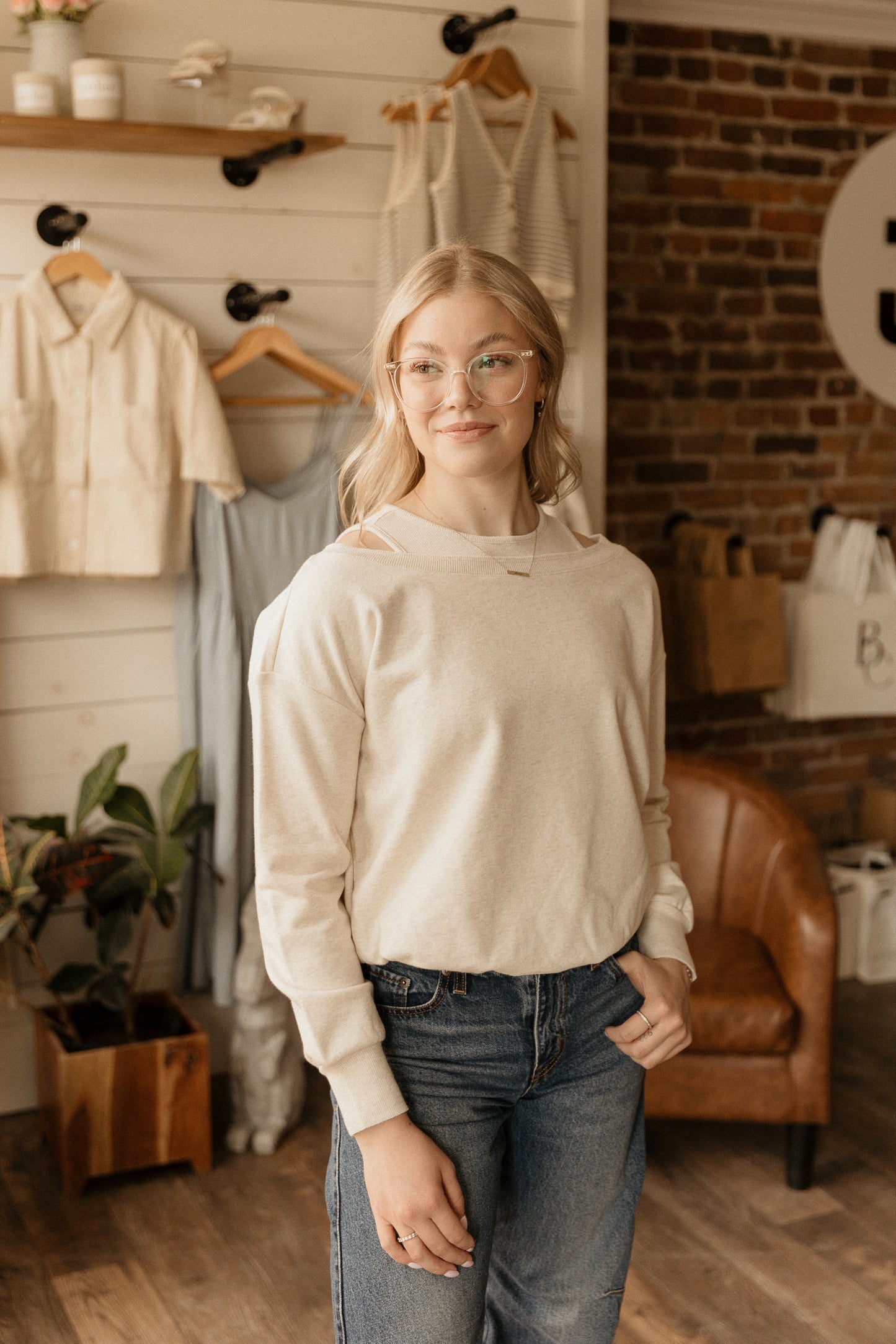 Jessica | Double Layer Sweater