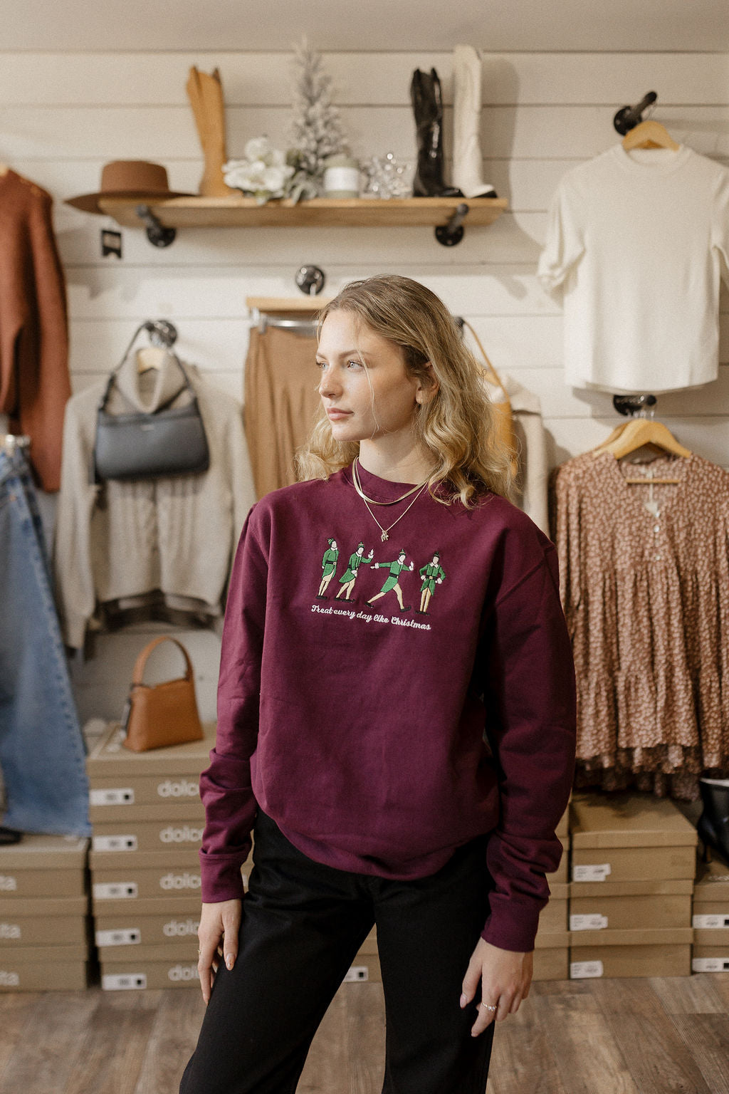 Treat every day like Christmas | Crewneck