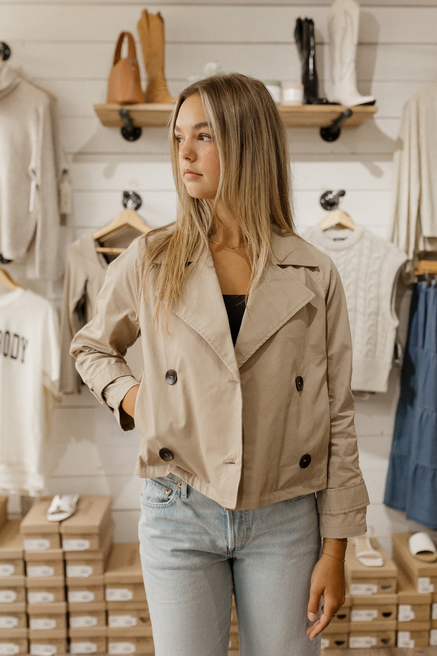 Cropped | Trench Coat