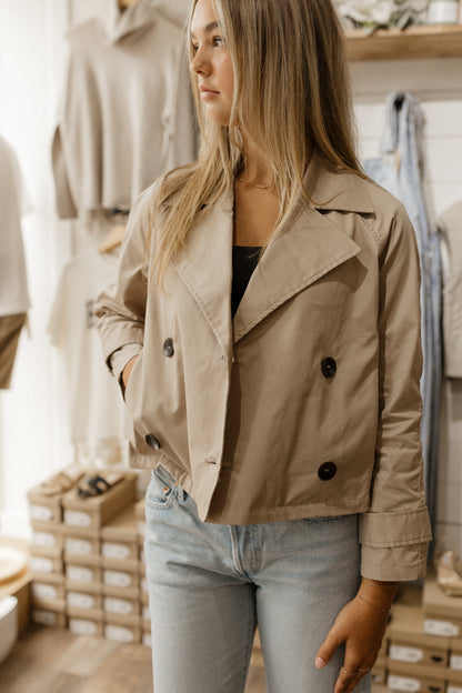 Cropped | Trench Coat