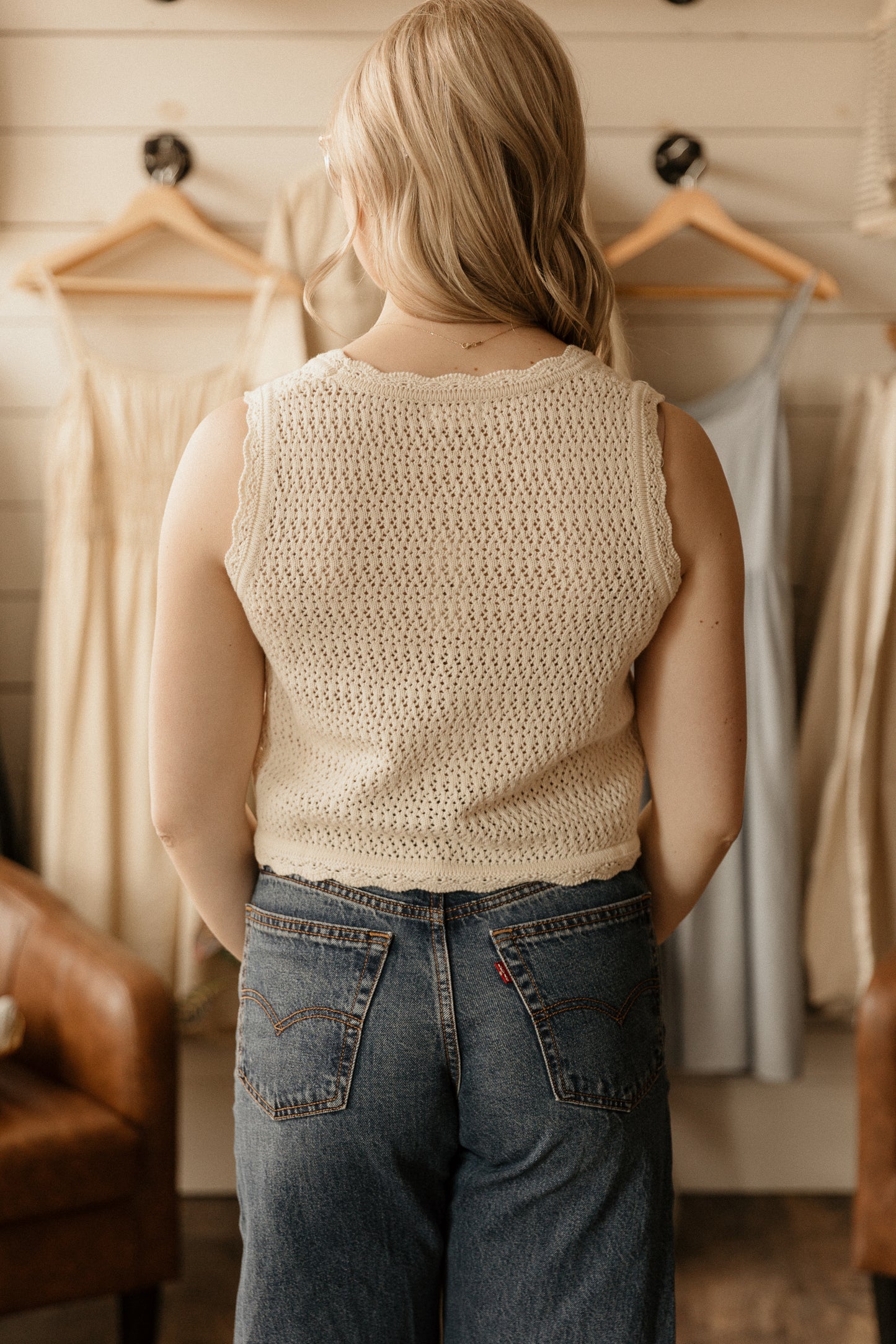 Knit Vest | Natural