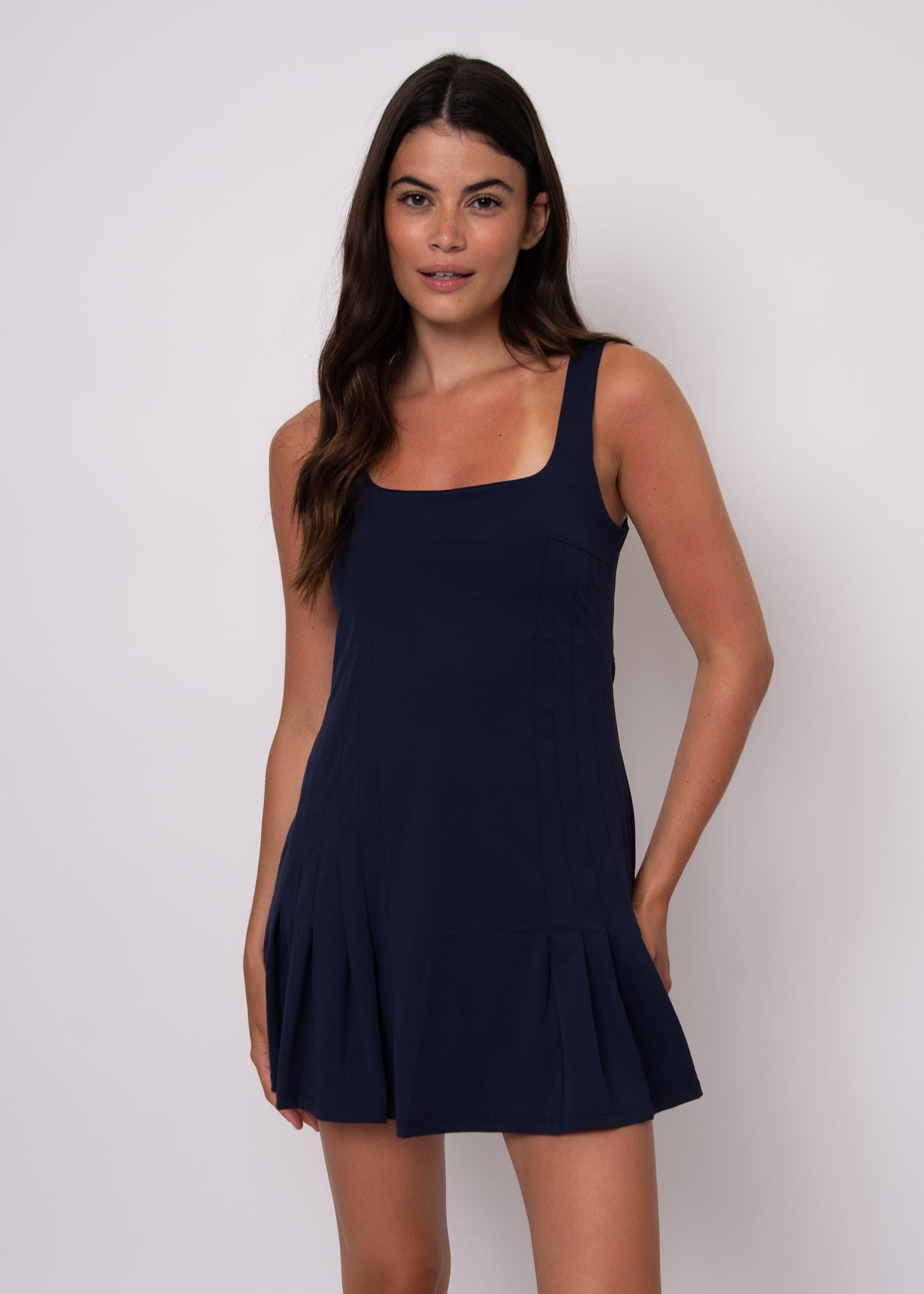 Mavis | Pleated Mini Dress