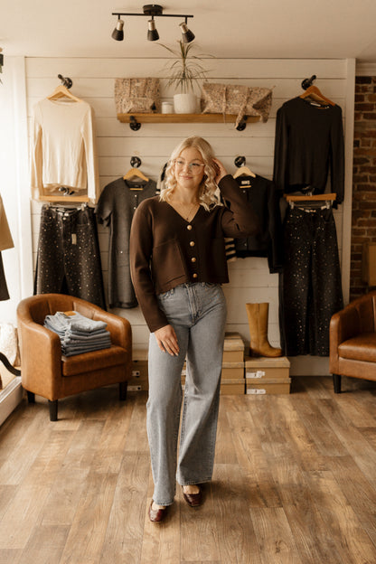 Libby Cropped Cardigan