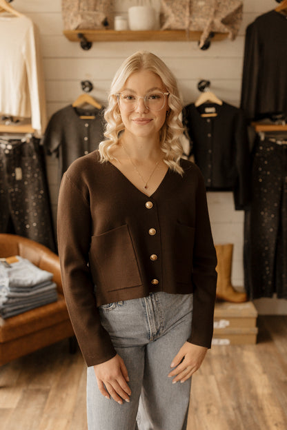 Libby Cropped Cardigan