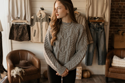 Jayda | Cable Knit Sweater