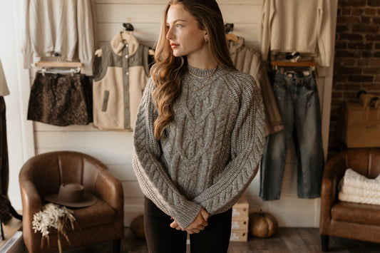 Jayda | Cable Knit Sweater