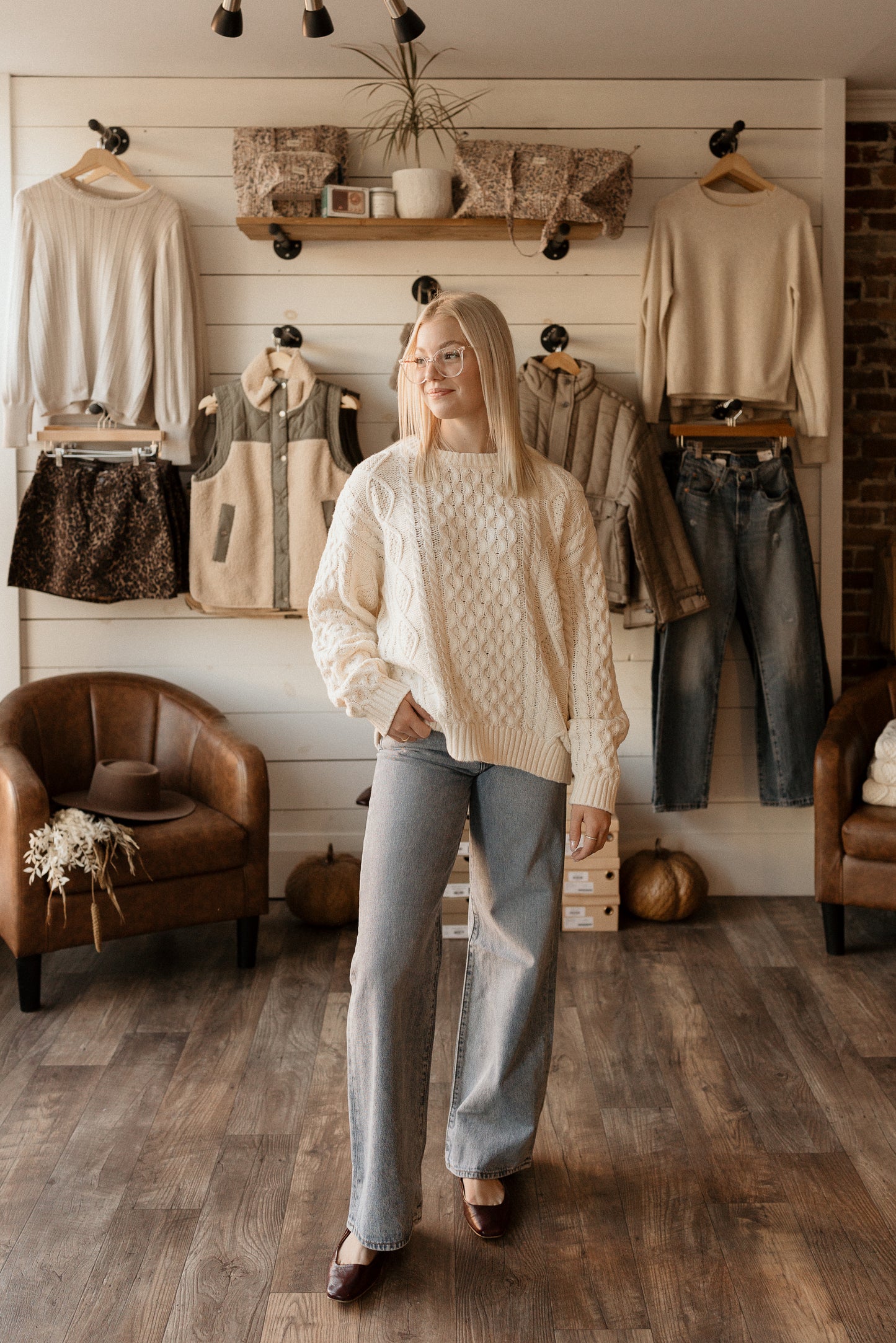 Irish Cable Knit | Sweater (cream)