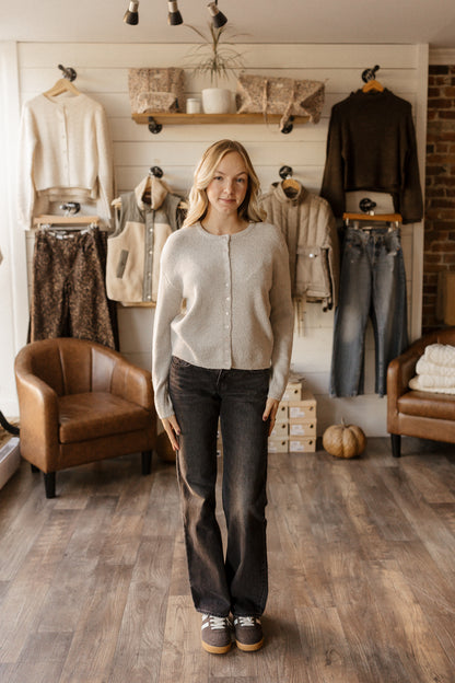 Bella | Crewneck Cardigan