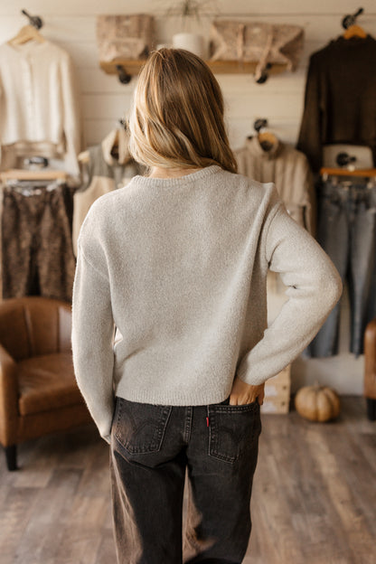 Bella | Crewneck Cardigan
