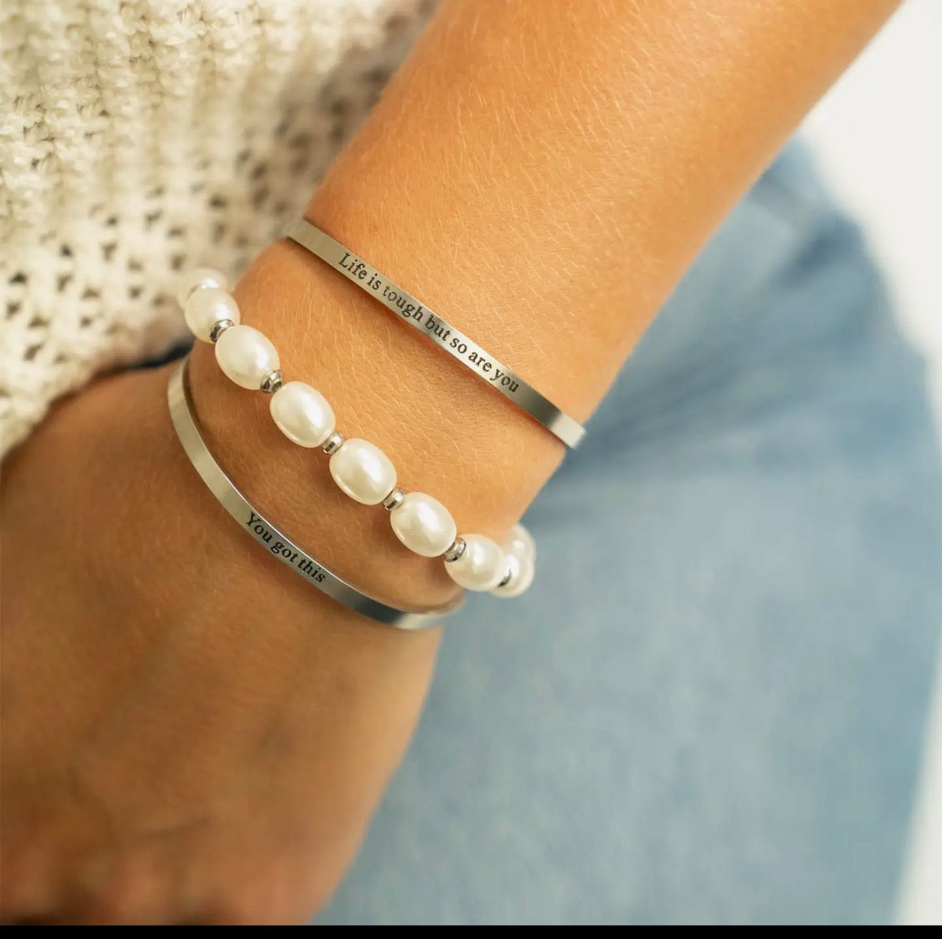 Silver Pearl | Bracelet