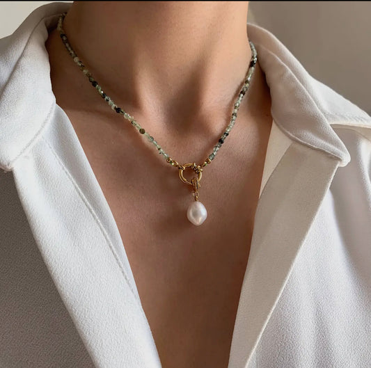 Prehnite Stone | Necklace