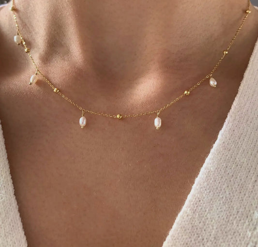 Pearl Ball Chain | Necklace